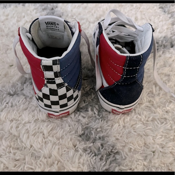 Off the Wall Vans Red White Blue - Picture 4 of 5